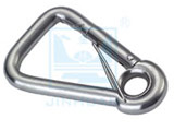 SF-2470R Oblique Angle Snap hook with Eyelet and Lock
