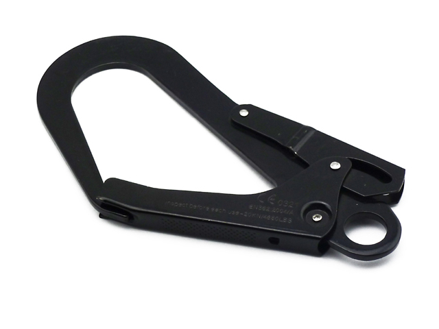 Stamping self-locking safety hook